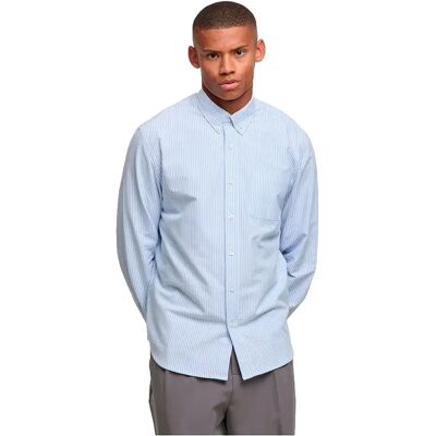 Urban Classics Camicia A Maniche Lunghe Tb8093 Light Horizon Blue / White M Urban Classics Camicia A Maniche Lunghe Tb8093 Light Horizon Blue / White M