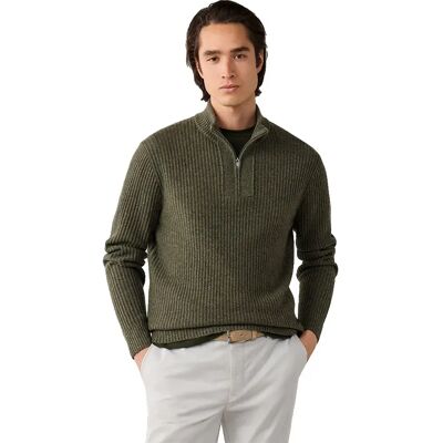 Hackett Maglione Con Mezza Zip Hm7000282 Olive Green M Hackett Maglione Con Mezza Zip Hm7000282 Olive Green M