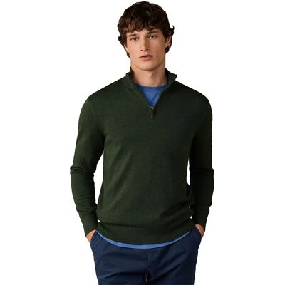 Hackett Maglione Con Mezza Zip Hm7000315 Hunter Green M Hackett Maglione Con Mezza Zip Hm7000315 Hunter Green M