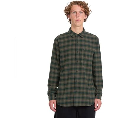 Volcom Camicia A Maniche Lunghe Caden Plaid Wintermoss M Volcom Camicia A Maniche Lunghe Caden Plaid Wintermoss M