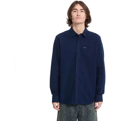 Volcom Camicia A Maniche Lunghe Caden Solid Marine XL Volcom Camicia A Maniche Lunghe Caden Solid Marine XL