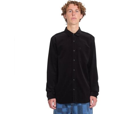 Volcom Camicia A Maniche Lunghe Zander Cord Black Combo M Volcom Camicia A Maniche Lunghe Zander Cord Black Combo M