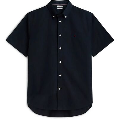 Tommy Hilfiger Camicia A Maniche Corte Core Flex Navy Blue 2XL Tommy Hilfiger Camicia A Maniche Corte Core Flex Navy Blue 2XL
