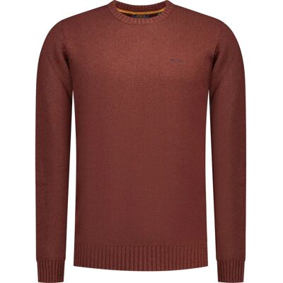 Nza New Zealand Maglione 26kn416 Burnt Red 3XL Nza New Zealand Maglione 26kn416 Burnt Red 3XL