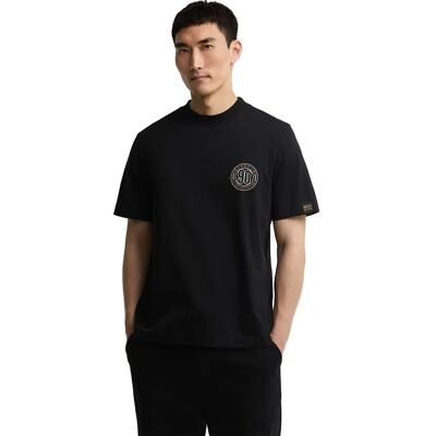 Barbour Maglietta A Maniche Corte 90th Anniversary Graphic Black 2XL Barbour Maglietta A Maniche Corte 90th Anniversary Graphic Black 2XL