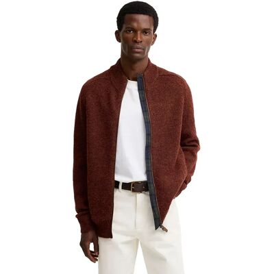 Barbour Maglione Con Zip Completo Talder Russet 2XL Barbour Maglione Con Zip Completo Talder Russet 2XL