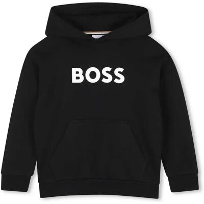 Boss Felpa Con Cappuccio J53396 Black 14 Anni Boss Felpa Con Cappuccio J53396 Black 14 Anni