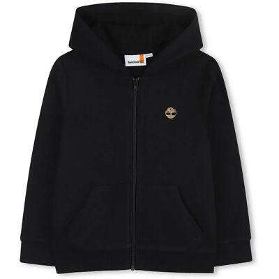 Timberland Felpa Con Cappuccio T60973 Black 8 Anni Timberland Felpa Con Cappuccio T60973 Black 8 Anni