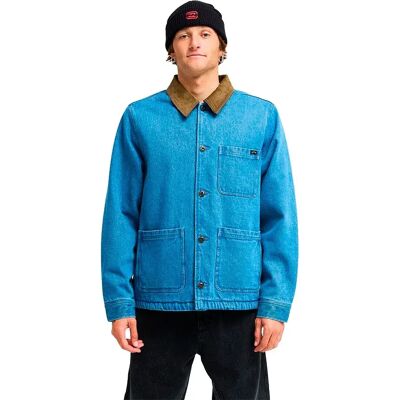 Billabong Giacca Di Jeans Chore Bleach L Billabong Giacca Di Jeans Chore Bleach L