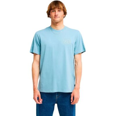 Billabong Maglietta A Maniche Corte Crayon Wave Blue Fog M Billabong Maglietta A Maniche Corte Crayon Wave Blue Fog M