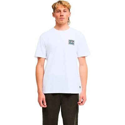 Billabong Maglietta A Maniche Corte Crayon Wave White M Billabong Maglietta A Maniche Corte Crayon Wave White M