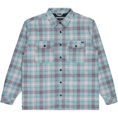 Billabong Camicia A Maniche Lunghe Offshore Lined Blue Surf 2XL Billabong Camicia A Maniche Lunghe Offshore Lined Blue Surf 2XL