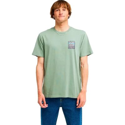 Billabong Maglietta A Maniche Corte Stamp Sea Spray M Billabong Maglietta A Maniche Corte Stamp Sea Spray M