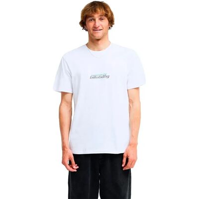 Billabong Maglietta A Maniche Corte Word Mark White M Billabong Maglietta A Maniche Corte Word Mark White M