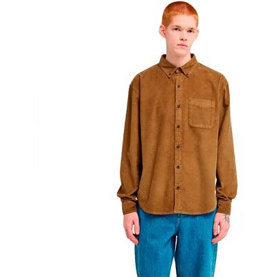 Element Camicia A Maniche Lunghe Button Down Corduroy Regular Fit Sepia L Element Camicia A Maniche Lunghe Button Down Corduroy Regular Fit Sepia L