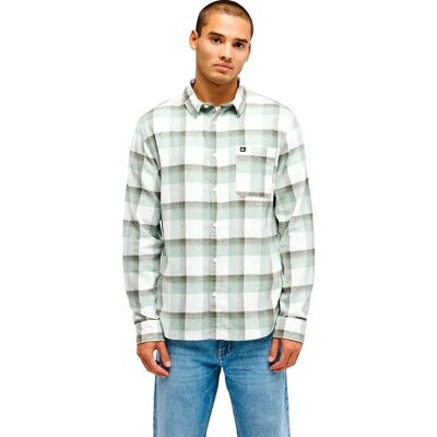 Quiksilver Camicia A Maniche Lunghe Motherfly Plaid Iceberg Green Motherfly L Quiksilver Camicia A Maniche Lunghe Motherfly Plaid Iceberg Green Motherfly L