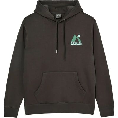 Quiksilver Felpa Con Cappuccio Salt Water Peak Tarmac M Quiksilver Felpa Con Cappuccio Salt Water Peak Tarmac M