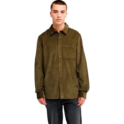 Quiksilver Camicia A Maniche Lunghe Smoke Trail Cord Grape Leaf L Quiksilver Camicia A Maniche Lunghe Smoke Trail Cord Grape Leaf L