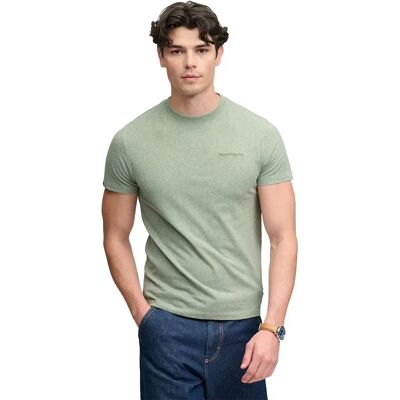 Superdry Maglietta A Maniche Corte Essential Company Logo Vintage Sage Green Marl/Green 2XL Superdry Maglietta A Maniche Corte Essential Company Logo Vintage Sage Green Marl/Green 2XL