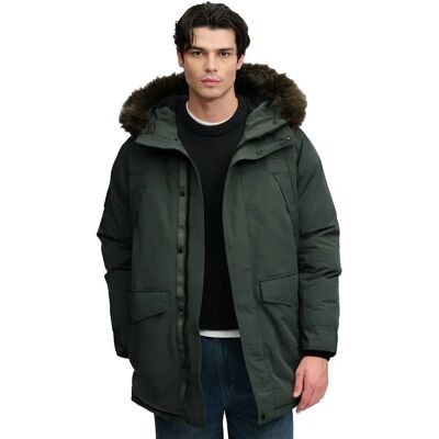 Superdry Giacca Everest Faux Fur Duffel Bag Green L Superdry Giacca Everest Faux Fur Duffel Bag Green L