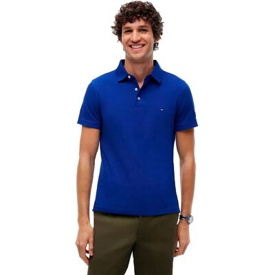 Tommy Hilfiger Polo A Maniche Corte 1985 Slim Fit Wedge Blue L Tommy Hilfiger Polo A Maniche Corte 1985 Slim Fit Wedge Blue L
