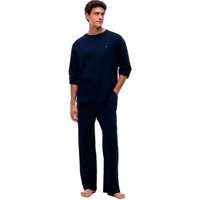 Tommy Hilfiger Pigiama A Maniche Lunghe Um0um0399 Carbon Navy 2XL Tommy Hilfiger Pigiama A Maniche Lunghe Um0um0399 Carbon Navy 2XL