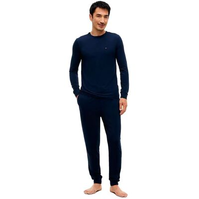 Tommy Hilfiger Pigiama A Maniche Lunghe Um0um0006 Dark Blue M Tommy Hilfiger Pigiama A Maniche Lunghe Um0um0006 Dark Blue M