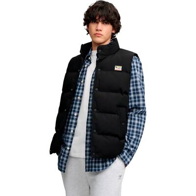 Superdry Gilet Non Short Everest Jet Black L Superdry Gilet Non Short Everest Jet Black L