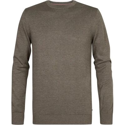 Petrol Industries Maglione M-ros-kwr201 Mossy Stone L Petrol Industries Maglione M-ros-kwr201 Mossy Stone L
