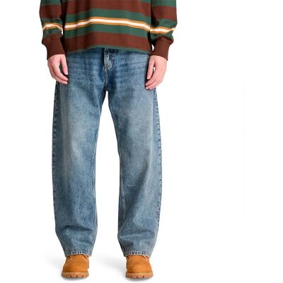 Timberland Jeans 5 Pocket Denim Baggy Glacier Tint Wash 34 Timberland Jeans 5 Pocket Denim Baggy Glacier Tint Wash 34