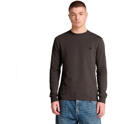 Timberland Maglietta A Maniche Lunghe Dunstan River Tree Embroidered Slim Vintage Black L Timberland Maglietta A Maniche Lunghe Dunstan River Tree Embroidered Slim Vintage Black L
