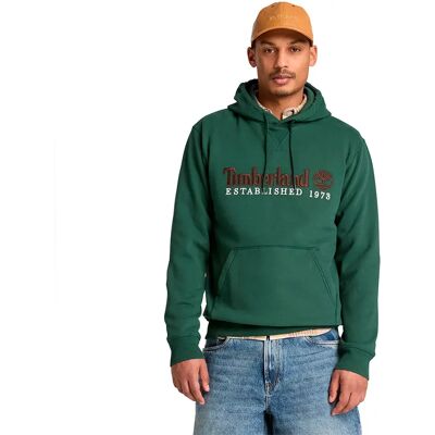 Timberland Felpa Con Cappuccio Established 1973 Embroidered Logo Sycamore M Timberland Felpa Con Cappuccio Established 1973 Embroidered Logo Sycamore M