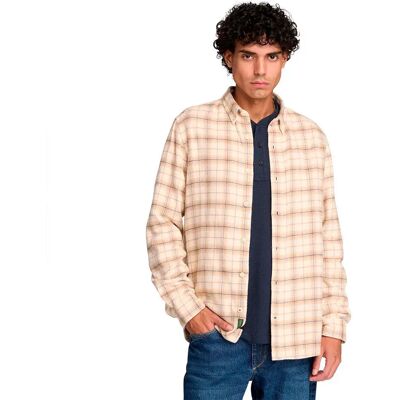 Timberland Camicia A Maniche Lunghe Flannel Check Regular White Smoke Yd L Timberland Camicia A Maniche Lunghe Flannel Check Regular White Smoke Yd L