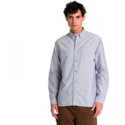 Timberland Camicia A Maniche Lunghe Lake Warner Solid Oxford Naval Academy Yd 2XL Timberland Camicia A Maniche Lunghe Lake Warner Solid Oxford Naval Academy Yd 2XL