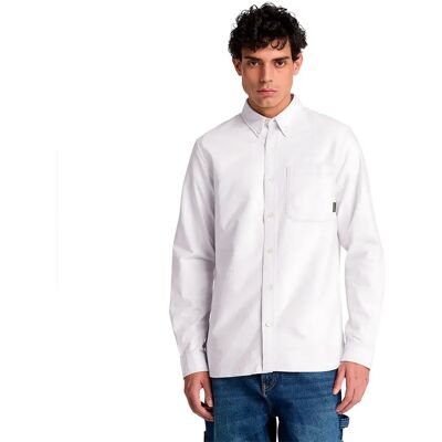 Timberland Camicia A Maniche Lunghe Lake Warner Solid Oxford White Yd M Timberland Camicia A Maniche Lunghe Lake Warner Solid Oxford White Yd M