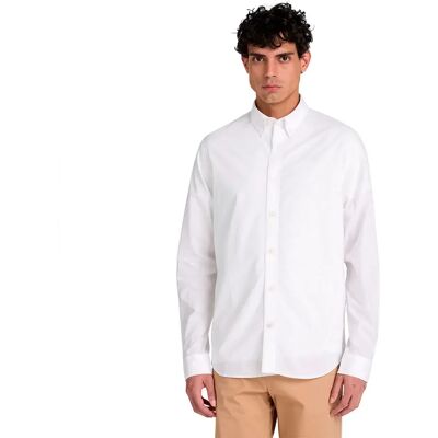 Timberland Camicia A Maniche Lunghe Poplin White M Timberland Camicia A Maniche Lunghe Poplin White M