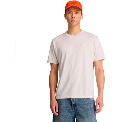 Timberland Maglietta A Maniche Corte Silicon Badge Light Oatmeal Heather L Timberland Maglietta A Maniche Corte Silicon Badge Light Oatmeal Heather L