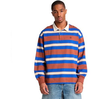 Timberland Polo A Maniche Lunghe Striped Rugby Brownout Yd 2XL Timberland Polo A Maniche Lunghe Striped Rugby Brownout Yd 2XL