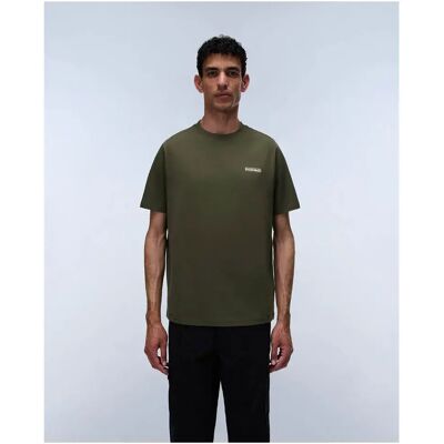 Napapijri Maglietta A Maniche Corte Small Box Olive Night 2XL Napapijri Maglietta A Maniche Corte Small Box Olive Night 2XL
