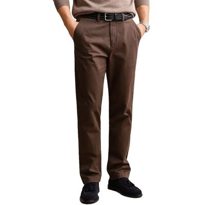 Gant Pantaloni Chino 1501001 Regular Fit Shadow Brown 36 Gant Pantaloni Chino 1501001 Regular Fit Shadow Brown 36