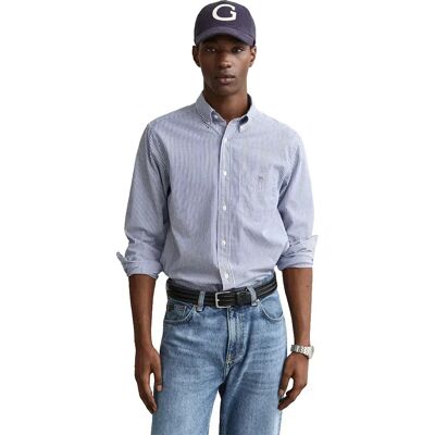 Gant Camicia A Maniche Lunghe 3262030 College Blue M Gant Camicia A Maniche Lunghe 3262030 College Blue M