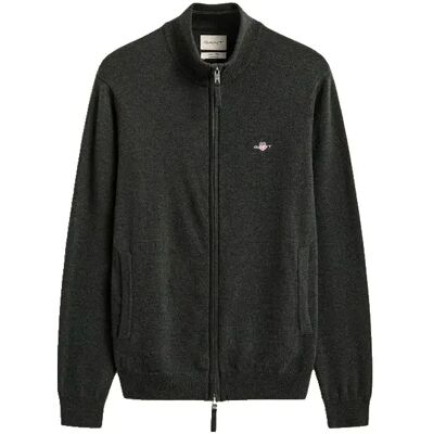 Gant Maglione Con Zip Completo 87314 Dark Moss Green 2XL Gant Maglione Con Zip Completo 87314 Dark Moss Green 2XL