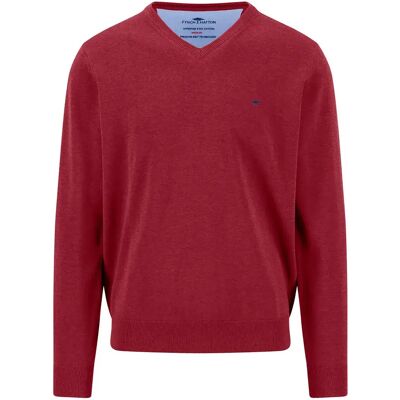 Fynch Hatton Maglione Con Scollo A V 161211 Brick 2XL Fynch Hatton Maglione Con Scollo A V 161211 Brick 2XL