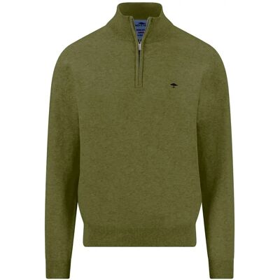 Fynch Hatton Maglione Con Mezza Zip 161215 Moss L Fynch Hatton Maglione Con Mezza Zip 161215 Moss L