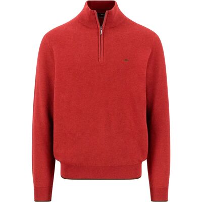 Fynch Hatton Maglione Con Mezza Zip 161222 Brick S Fynch Hatton Maglione Con Mezza Zip 161222 Brick S