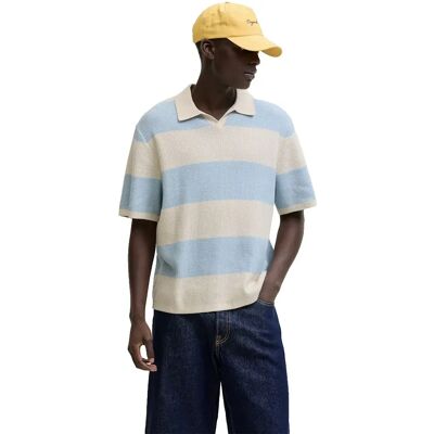 Jack & Jones Polo A Maniche Corte Liam Cashmere Blue / Sea Salt 2XL Jack & Jones Polo A Maniche Corte Liam Cashmere Blue / Sea Salt 2XL