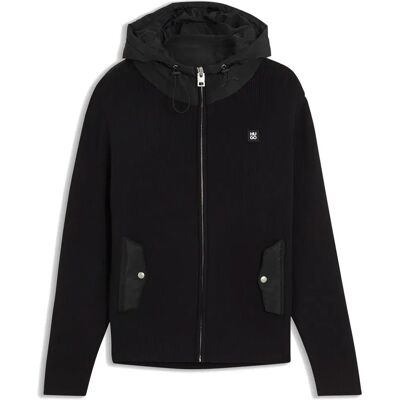 Hugo Maglione Con Zip Completo Syloron 10282499 Red Black L Hugo Maglione Con Zip Completo Syloron 10282499 Red Black L