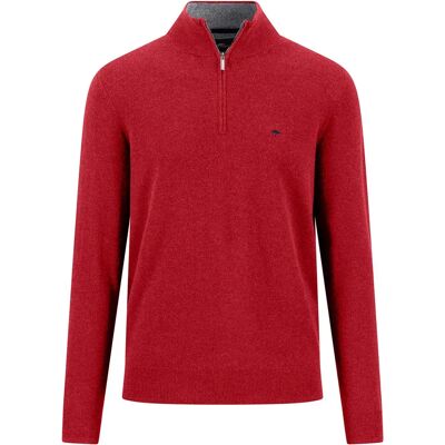 Fynch Hatton Maglione Con Mezza Zip 1614802 Brick 2XL Fynch Hatton Maglione Con Mezza Zip 1614802 Brick 2XL
