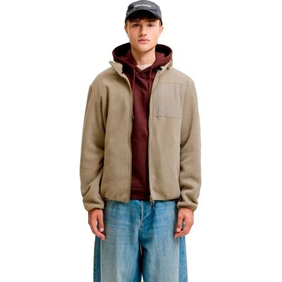 Jack & Jones Giacca Mason Fleece Winter Twig L Jack & Jones Giacca Mason Fleece Winter Twig L