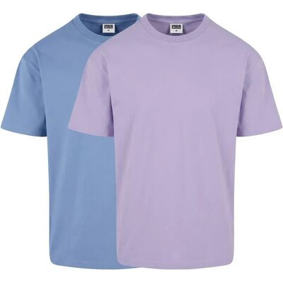 Urban Classics Maglietta A Maniche Corte Tb8012a 2 Unità Powder Blue / Lilac M Urban Classics Maglietta A Maniche Corte Tb8012a 2 Unità Powder Blue / Lilac M